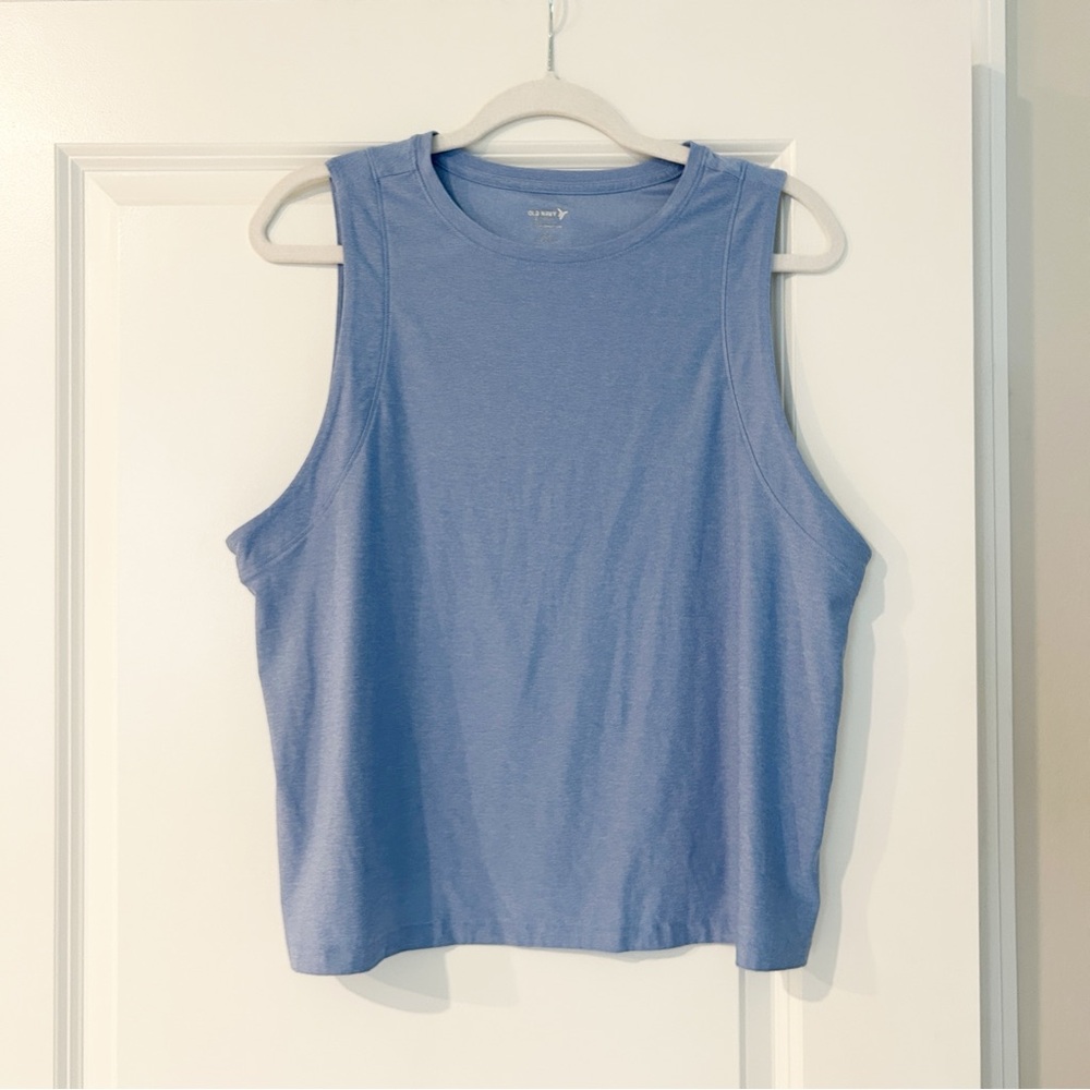 Old Navy Active Cloudmotion Tank Top Size Large Blue
